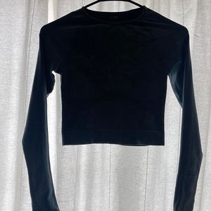 PINK crop long sleeve